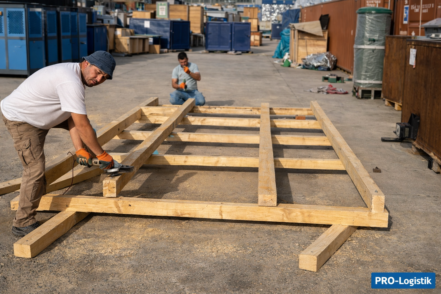 Фиксация оборудования для перевозки